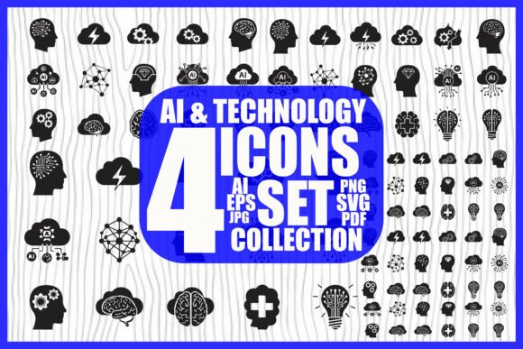 AI Technology Icons Bundle