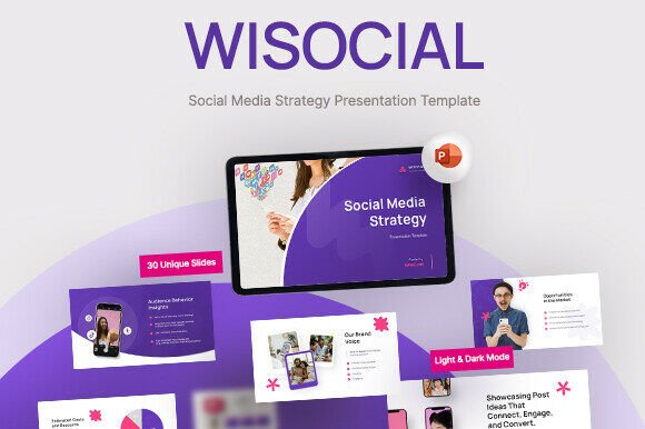 Building a Better Social Media Plan: Evaluating the Wisocial Strategy PPT Template