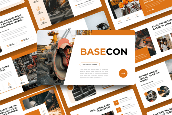 Construction Company Profile Keynote: A Designer's Tool for Industrial Branding