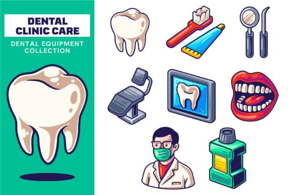 Dental Clinic Tool Vector Design for Pros