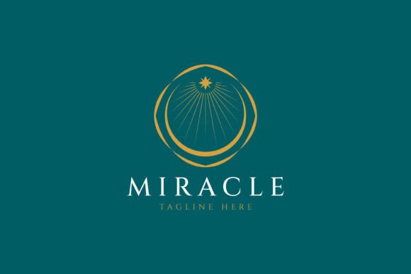 Elegance Revelation Logo of Miracle: A Versatile Abstract Brand Identity for Modern Creative Workflows