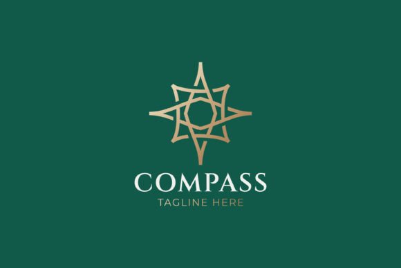 Elevate Your Brand Identity: Mastering the Linear Star Compass Logo Abstract Emblem