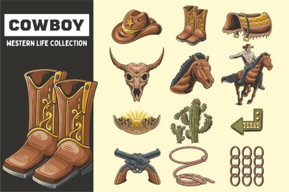 Embracing the Spirit of the West: A Complete Guide to the Vintage Cowboy Western Collection V2