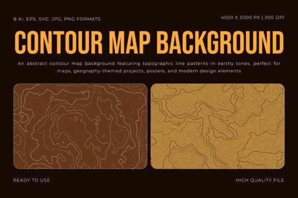 How Contour Map Background Elevates Geographic Design and Visual Communication