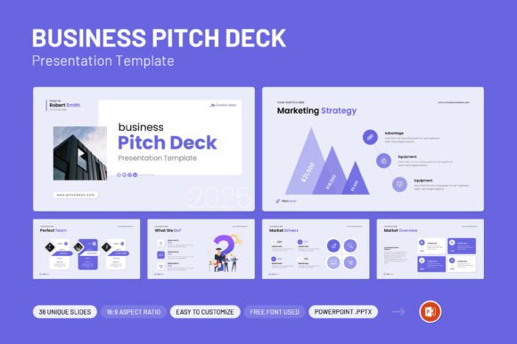 Pitch Deck PowerPoint Presentation: A Professional Template for Impactful Business Storytelling