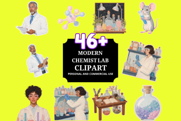 Science Clip‑Art Collection for Modern STEM Design