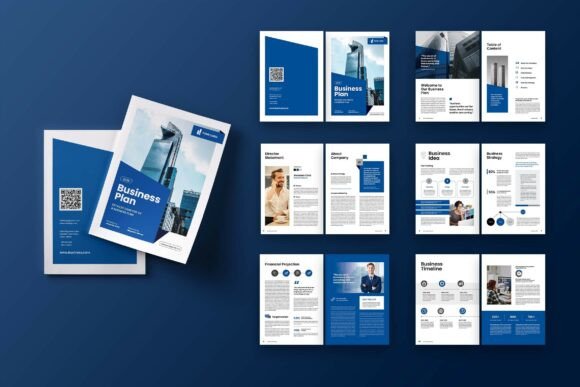 Why Visual Design Matters in the Blue Digital Marketing Business Plan